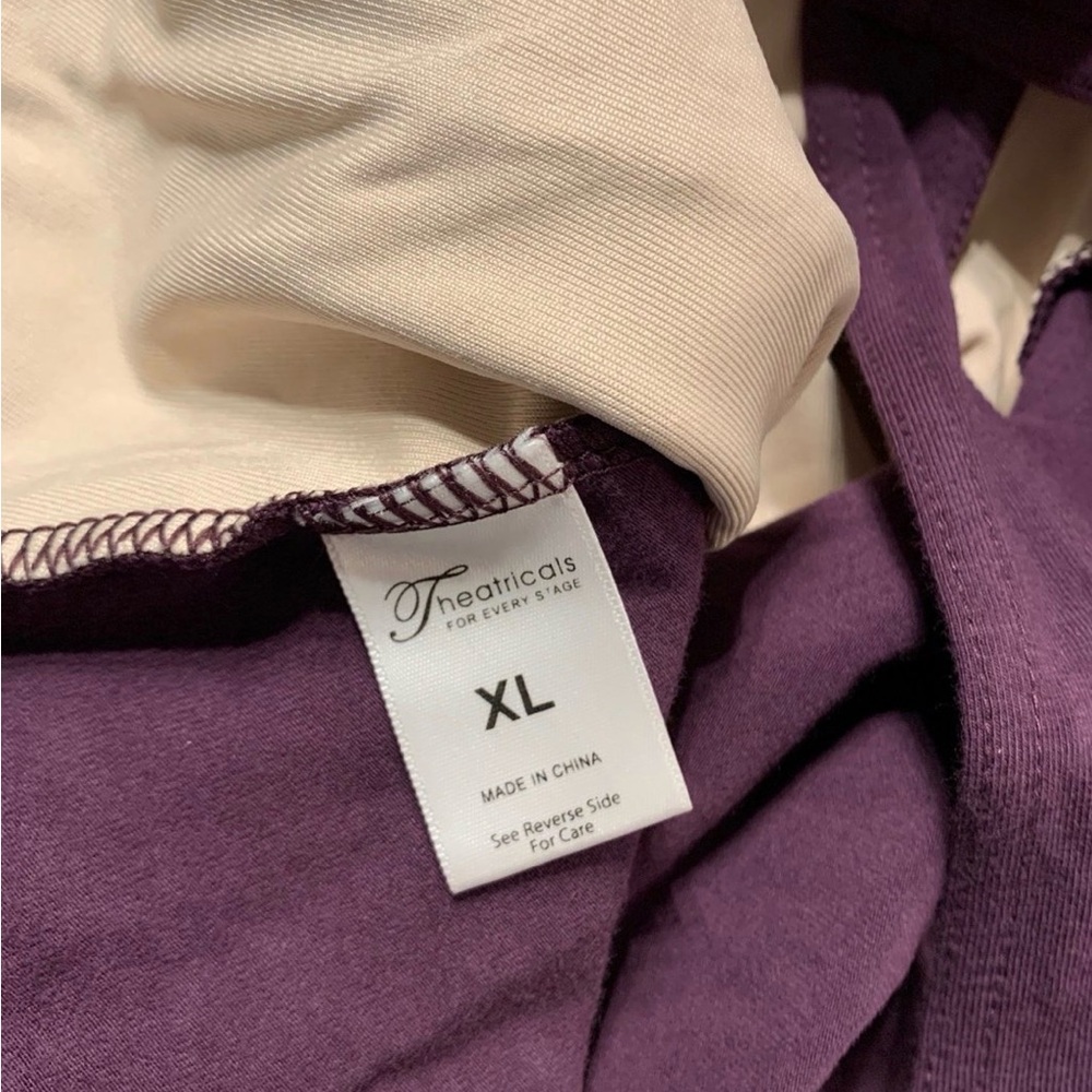 Theatricals Women's Purple Scoop Neck Top - XL